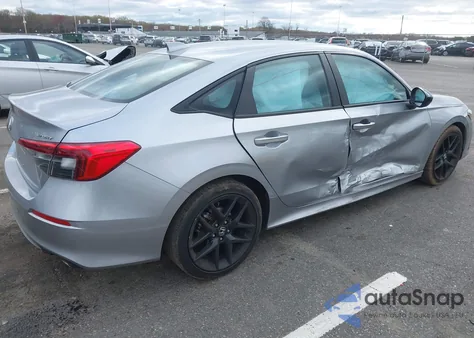 2022 Honda Civic Sport z USA, uszkodzony, nr VIN 2HGFE2F53NH557242